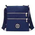 JINQIAOER Stylish Small Nylon Messenger Bag Women Waterproof Crossbody Bags Double Layer Satchels Shoulder Bag For