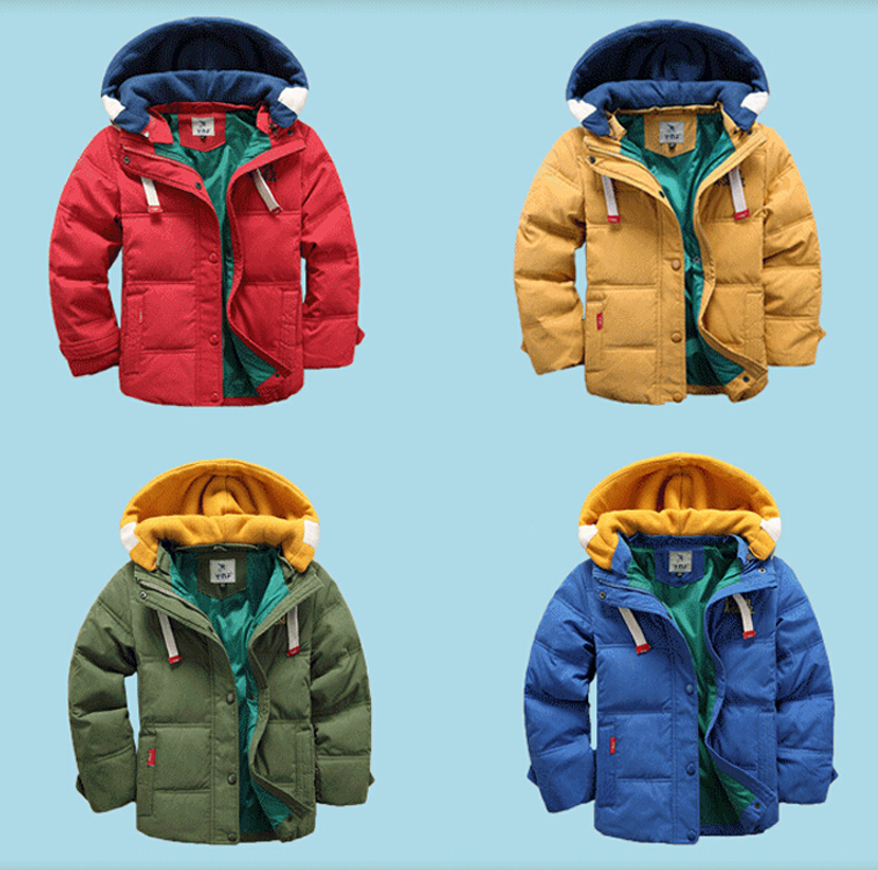 2015 new Boys Girls Duck Down Coat Children's Winter Thickening Jackets Children Casual Outerwear & Coats Boy Warm Down Jacket