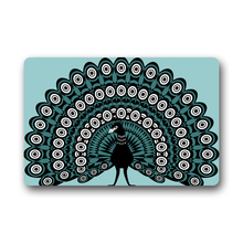 Simple and Fashion Design Fashion Cartoon Peacock Print Vintage Picture Printed Doormat 23.6 IN x 15.7 IN