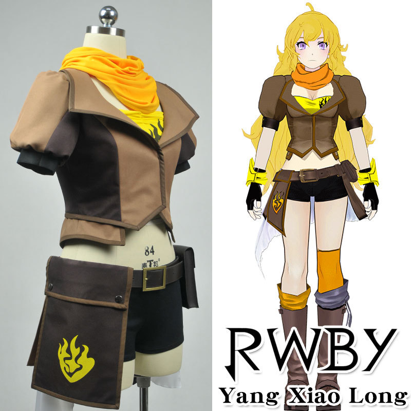 RWBY Yellow Yang Xiao Long Cosplay Costume