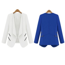 2016 Fashion Style 3 Colors OL Women’s Long Sleeve Slim Lapel Blazer Suits Jackets Casual Open Coats Blazers Outwear W2