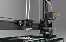 Auto leveling Dual Extruder Tarantula I3 Aluminium Extrusion 3D Printer kit printer 3d 2 Rolls Filament 8GB SD card LCD As Gift