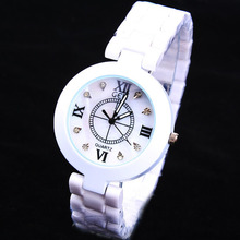 Envío gratis, producto de lujo moda, Ms de moda negro reloj de cerámica Ms relojes de cerámica de grado, ds91426
