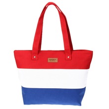 Summer Style 2016 Women Ladies Stripes Canvas Shoulder Bag New Hot Messenger Bag Beach Handbag Bags Brand Totes Bolsa Feminina