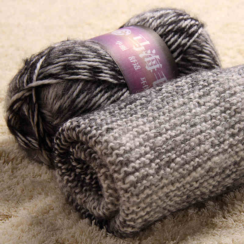 1500g/lot 15skein Angora Cashmere Yarn for knitting Romantic fancy yarn cashmere lanas madejas knitting wool yarn