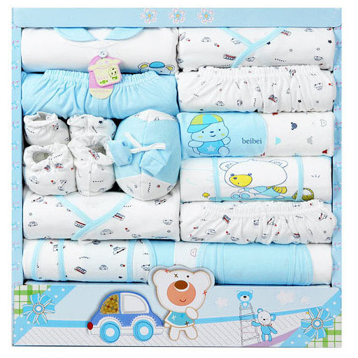 free shipping new 2015 100 cotton newborn baby clothing sets 15pcs infants suit baby girls boys