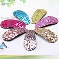 Hot Sequined Kids Hair Clip Glitter Handmade BB Hair Clips Multi Color Sweet Baby Sequins Barrette