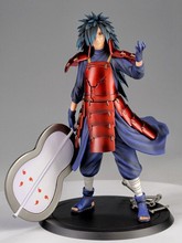 New arrival 1pcs Japana anime Naruto Uchiha Madara action pvc figure toy tall 25cm in box.