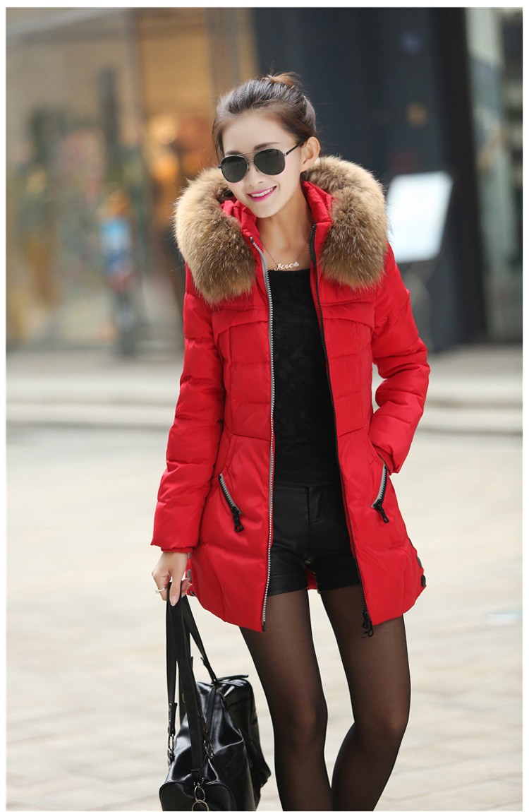 2015 Hot Sale Korean Women Fashion Long Coat Solid Slim With Hooded Jacket Women Winter Coat Female Plus Size Zipper Coat JT143 (17)