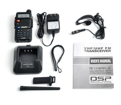  walkier talkier  baofeng uv-5r 136 - 174/400 - 480  + vhf /     fm-  