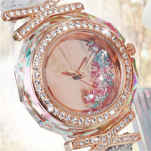Mrhea mujeres de moda reloj de pulsera de señora rhinestone de la CZ Python patrón de cuero hora de vestir pulsera joyería de regalo de lujo cristal