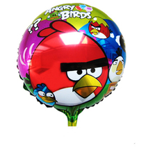 18 Inches Air balloons Round Red Bird Foil Balloons for Aniversario , Party Decoration , Child Gifts ,birthday decorate