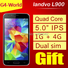 Original landvo L900 smartphone MTK6582M quad core 1GB RAM 4GB ROM Android 4 2 5MP Rear