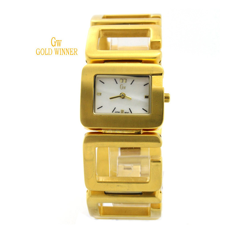 GOLD WINNER Brand New Fashion Casual pearl Brilliant Women Girls Shell Waterpoof Watches Quartz Watches Wristwatches GW180010