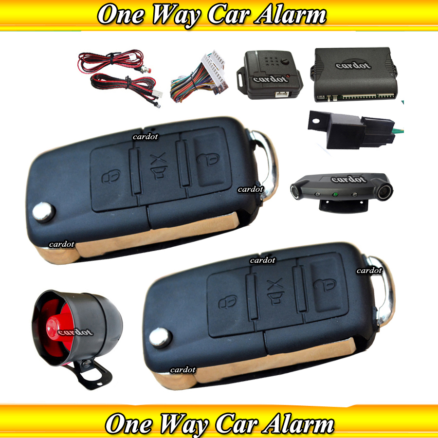 Multiple Functional car security system with DZ alarm remote dual stage
