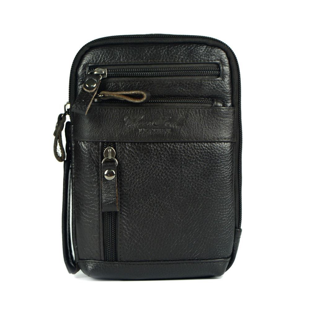 Genuine leather small messenger bags for men crossbody shoulder bag ipad mini handbags cowhide ...
