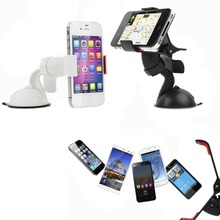 1 Pieces 2015 Newest Hot 360 Degrees Car Mobile Phone Holder Dashboard Mobile Mount Car Kit
