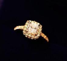 Choke a small chili with full  jewelry princess wedding ring zircon ring B1.99  R063