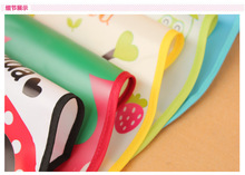Adjustable Colorful Waterproof Baby Bibs Infants Kids Saliva Towel Lunch Bibs Burp clothes cartoon 8 Colors
