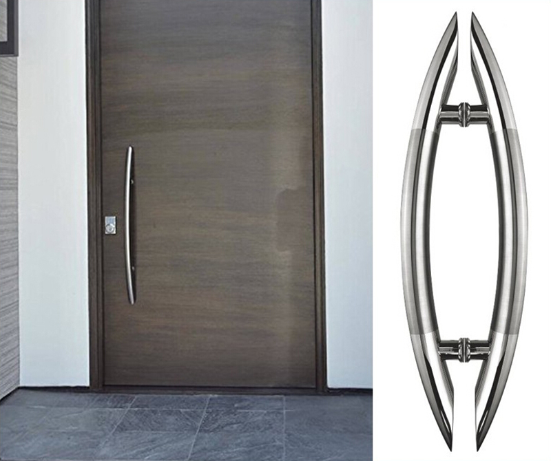 Length 600mm Arch Style Entrance Pull Handle Elegant Design Modern Stainless Steel Timber Door Pull Push Handles Hm67 Push Pull Handles Timber Door Handlesdesign Door Handle Aliexpress