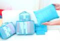 6Pcs Waterproof Clothes Storage Bags Packing Cube Travel Luggage Organizer Pouch