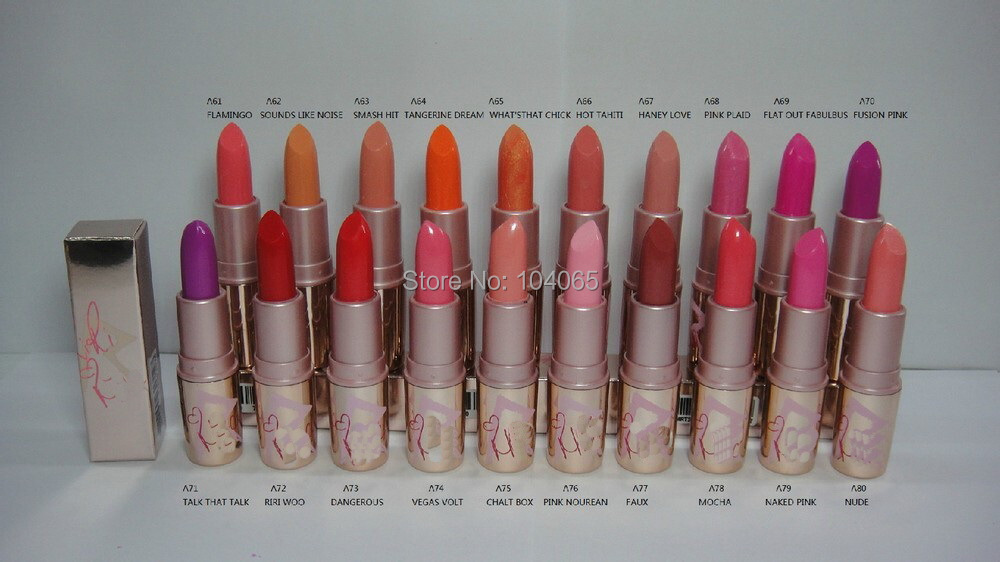 20 pcs lot Free Shipping New Makeup RIRI Lipstick