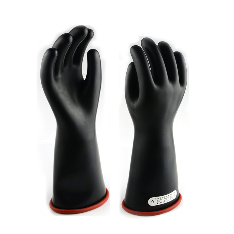 Advanced 10kv insulating latex safety gloves High pressure latex gloves