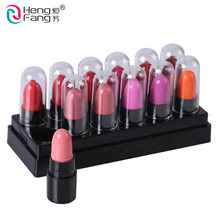 12colors/set 2015 New HengFang High Quality Makeup 12 colors Lipstick Lip Color Long-lasting Lip gloss #H212