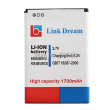 New Arrival High Quality 1700mAh Mobile Phone Replacement Battery for Samsung i8910 model EB504465VU