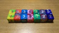 Free shipping Exclusive Beautiful NEW 2pcs Mixed two colors dice 6 sided D6 16MM dice for