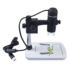 DBPOWER UM012C 300X 5MP USB 8 LED Zoom Digital Video Microscope Endoscope Magnifier Camera 30fps With Holder Stand For Win7