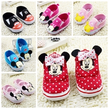 Babies girl first walker Crib Minnie and kitty Shoes soft sole baby shoe kid s shoes