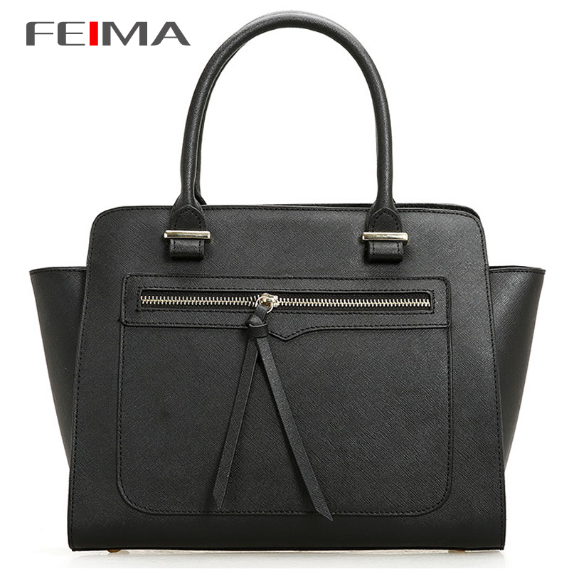 Guaranteed 100% New Girl Genuine Leather Handbag Women Tote Shoulder Bags Casual Handbag Handbag High quality Shoulder Bags Free