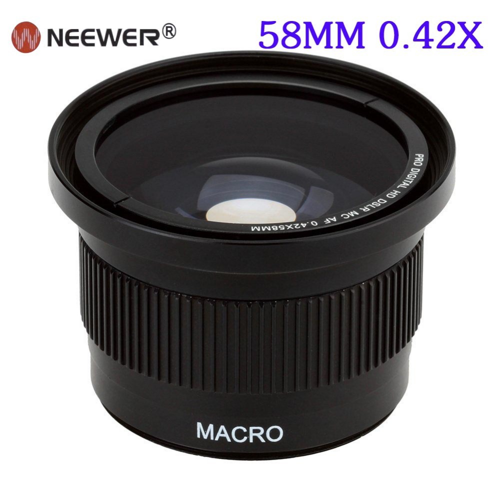 Neewer 58mm 0 42x Wide Angle Lens Macro Lens neewer 58mm 0 42x wide angle lens macro lens