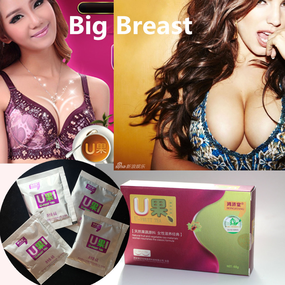 4packs Big Breast enlargement Herbal tea Breast augmentation U Fruit Tea