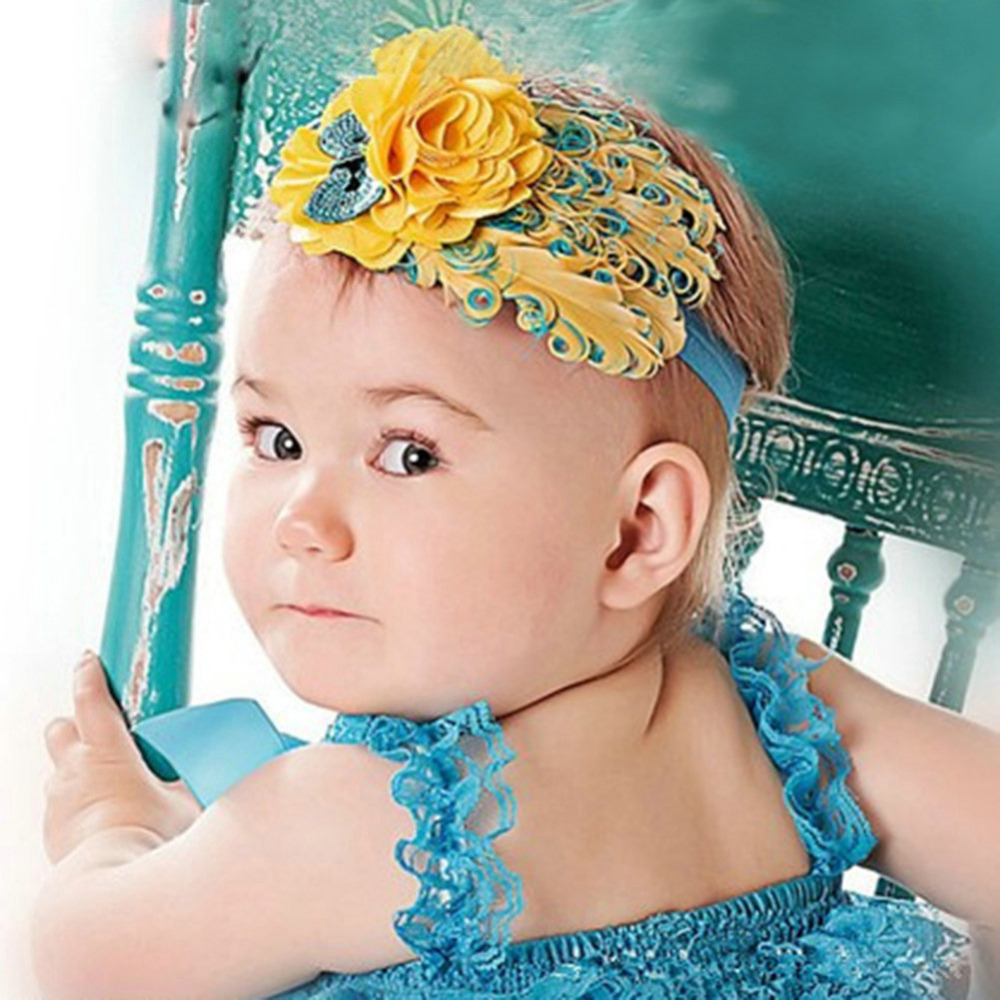 ... Colorful Baby Newborn Toddler Girls Feather Headband Head Wear Hair band six color ... - Colorful-Baby-Newborn-Toddler-Girls-Feather-Headband-Head-Wear-Hair-band-six-color