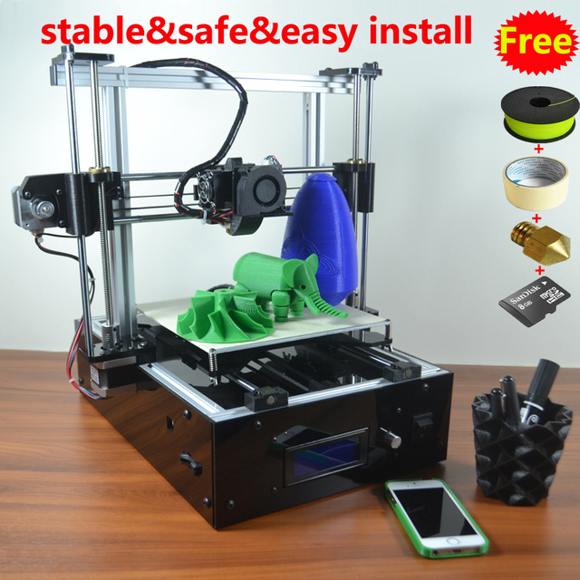 Reprap Prusa i3 3D принтер кабинет база, Простой монтаж, Алюминиевая рама, Более стабильной, Безопаснее, Всей машины кк, Обеспечения качества