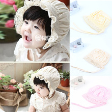 High Quality Newborn Baby Girls Cotton Hats Sun Cap Bonnet Infants Toddler Sunhat Beanies 0 8