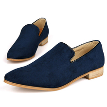 2016 new fashion suede leather loafers moccasin casual men oxfords shoes male fashion pointed toe man shoe