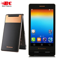 Original lenovo A588T MTK6582 Quad Core Flip Phone Smartphone 512MB RAM 4GB ROM Dual Sim 4