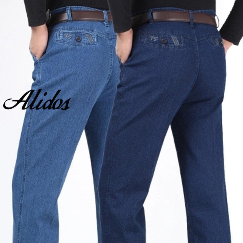 font b Mens b font Denim Jeans font b Pants b font Loose Fit Big