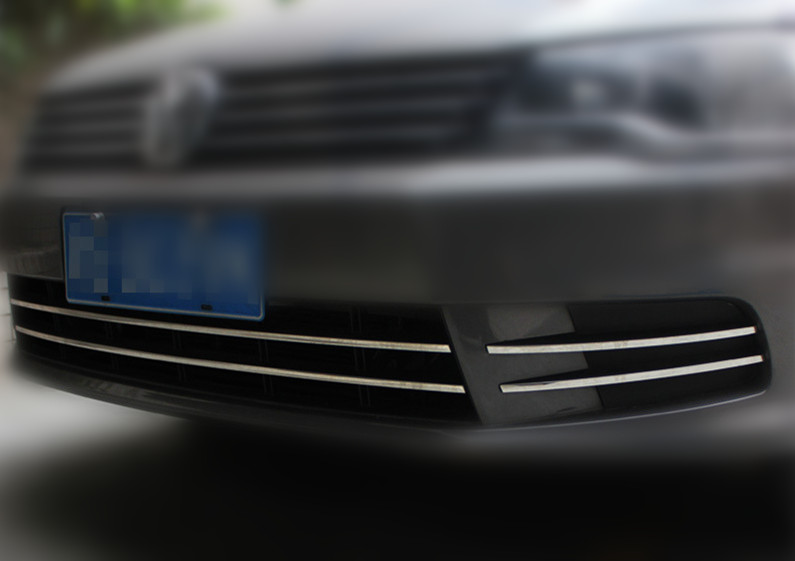 Volkswagen vw 2014 2015 New Polo Stainless steel Racing grille lower Chrome plating decoration products