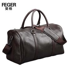 Genuine leather travel bag men duffel bag large capacity gym bag with shoulder strap shoulder bag leahter handbag for male
