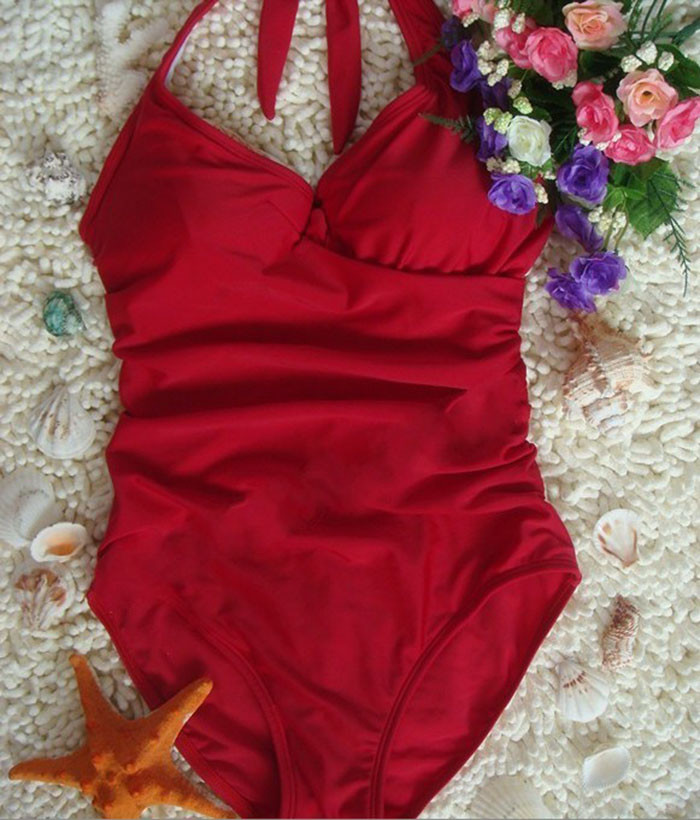 Brand Girl Sexy one piece swimsuit Triangl Plus Size Girls Push Up Swimwear women woman xl xxl Free Shipping 2015 new brand (14)