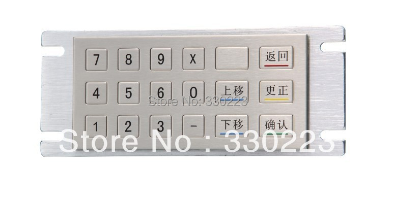 Metal Numeric Keypad washable keyboard