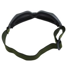 Brand new Army Green Tactical Airsoft Steel Mesh Eyes Protective Goggles Glasses 3G 