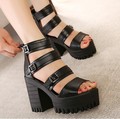 Women Summer Boots 2015 Ladies High Heel Boots Open Toe Ankle Boots