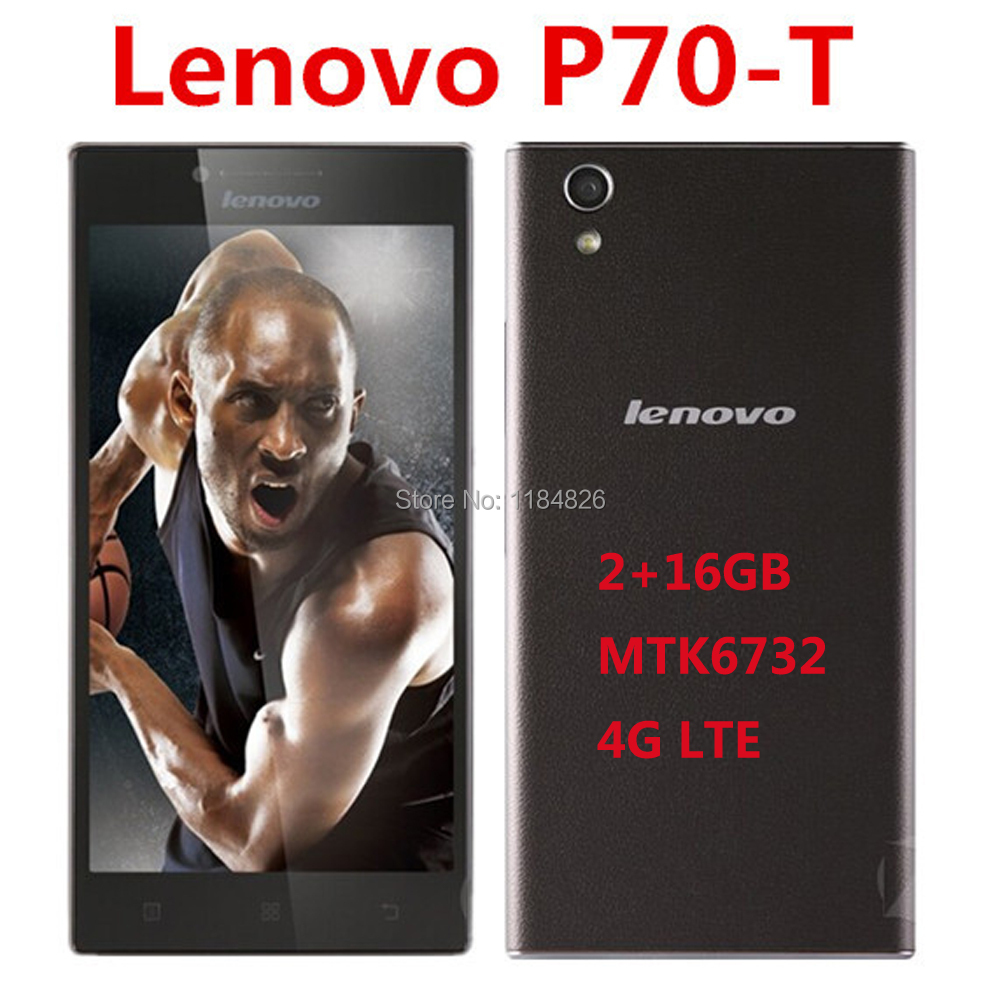 Original Lenovo P70 t P70t Smartphone 2GB 16GB 64bit MTK6732 5 0 Inch HD Screen 4000mAh