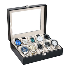 Leather Watch Case Jewelry Display Collection Storage Watch Organizer Box Holder Caixa De Relogios us 62