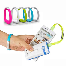 Wrist Bracelet Charging Mobile Phone Cables Micro USB Data Cable Charger For Samsung Galaxy S3 S4 Note For iPhone 5 5s 6s 6 Plus